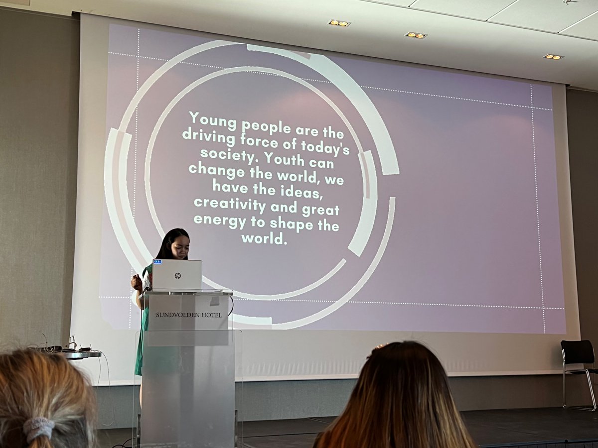 🗣️'Addressing health at an early age prevents bigger and often costly healthcare needs from occurring in the future'

@milkajaneee <a href="/Act4FoodGlobal/">Act4Food</a> Youth Leader from the 🇵🇭 kicks off Day 2 of the <a href="/EU_COCREATE/">CO-CREATE - EU Adolescent Obesity Project</a> Youth Conference!

#YouthCanFixIt