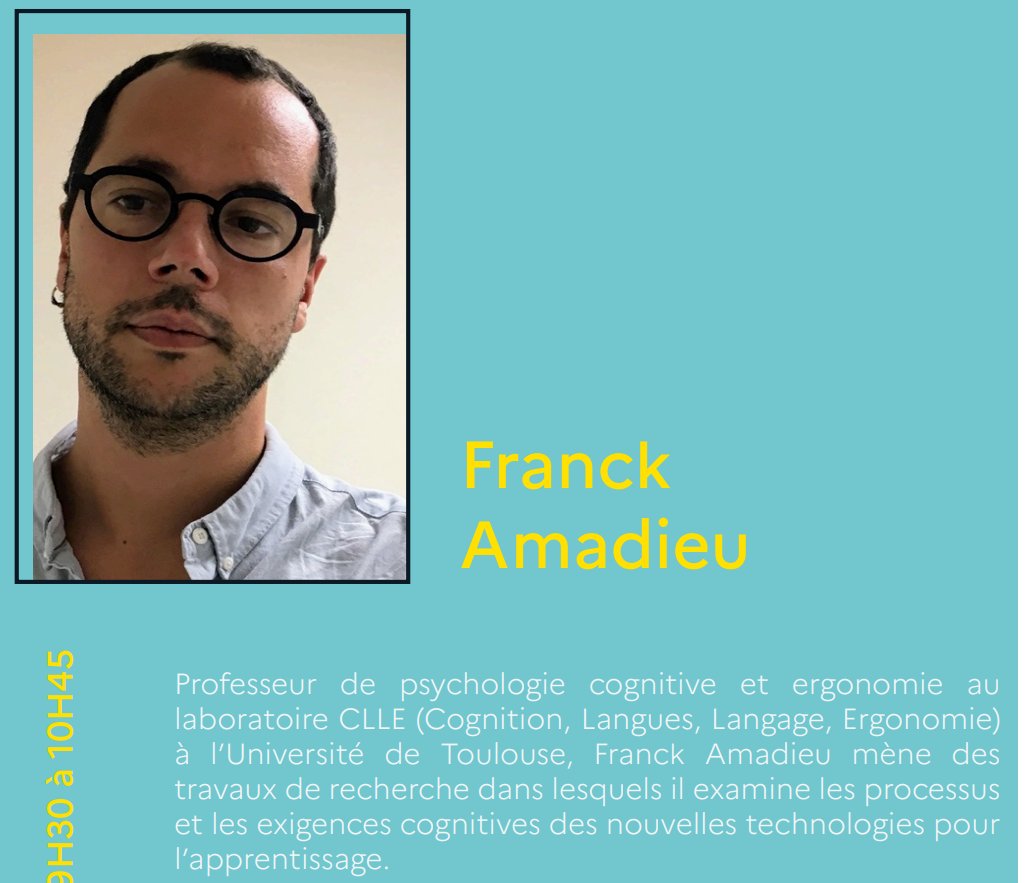 CardieAixMrs's tweet photo. #JAP2022 Conférence de Franck AMADIEU, Quels pièges dans l'utilisation du numérique pour les apprentissage ?

▶️"2 sources d'informations en simultané, pas plus... Une info picturale et une verbale." https://t.co/yHqVukvfg3