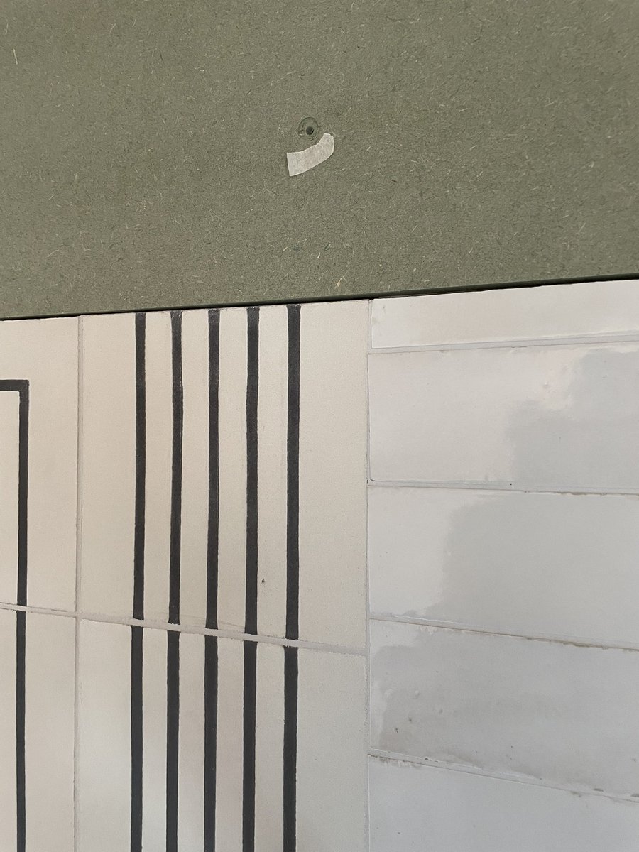 Still a work in progress, but where the 18mm, 10mm and the wall above meet its is all flush. A lot of planning, but once painted it’s going to look great #bathroomdecor #interiordesign #Interiors