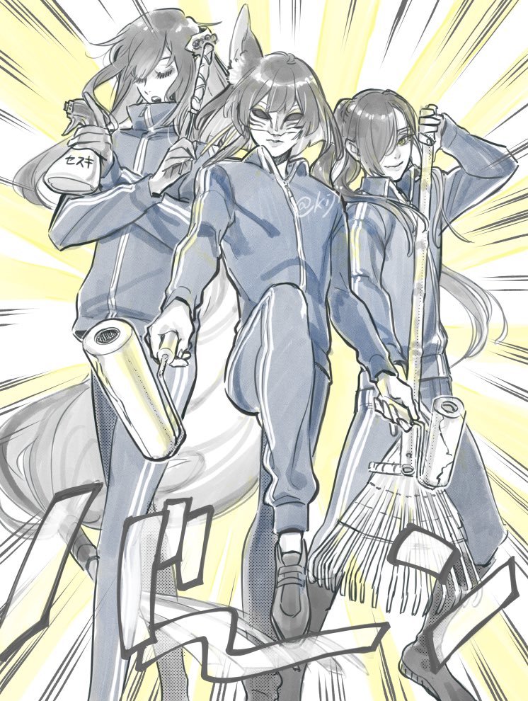 kiji_ra's tweet photo. あんたたちは…刀派青江…！！？ https://t.co/hNUOyQTdnQ