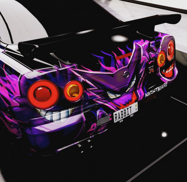 mesasphere's tweet photo. Sooo this is why I am not allowed nice things......😋 
Ghost Pokemon  2002 Nissan skyline GT-R 
Share code 178 380 291@ForzaHorizon https://t.co/l0KzoiD7D9