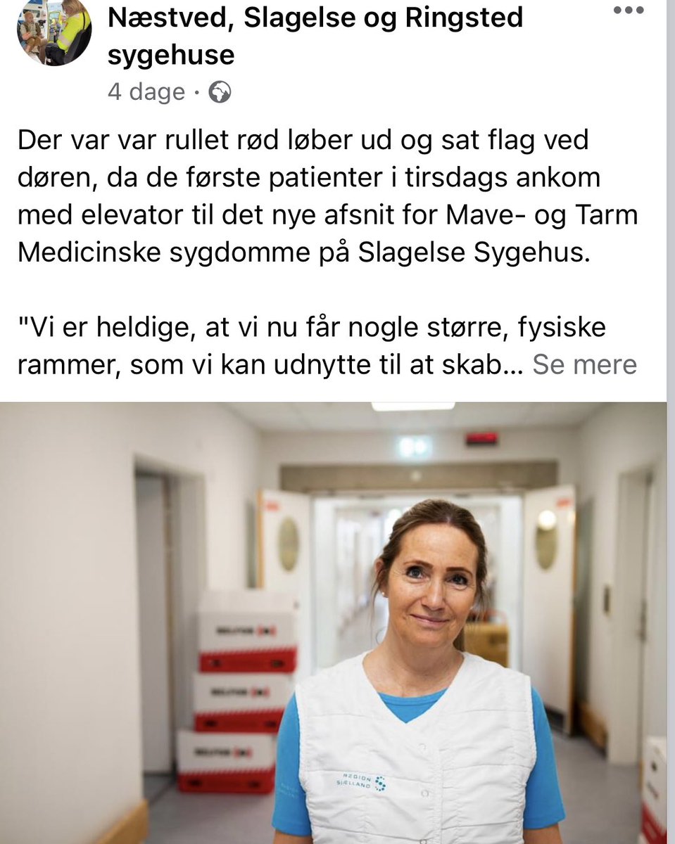 På <a href="/NSRsygehuse/">NSRsygehuse</a> er moderniseringen af afsnittet for Mave- og Tarmsygdomme nu gennemført. Nu også med med smart styring af lyd og lys på stuerne. Vi viser gerne frem på Slagelse Sygehus Tak for tålmodigheden til patienter og medarbejdere <a href="/regionsjaelland/">Region Sjælland</a> <a href="/HeinoKnudsen/">Heino Knudsen</a>