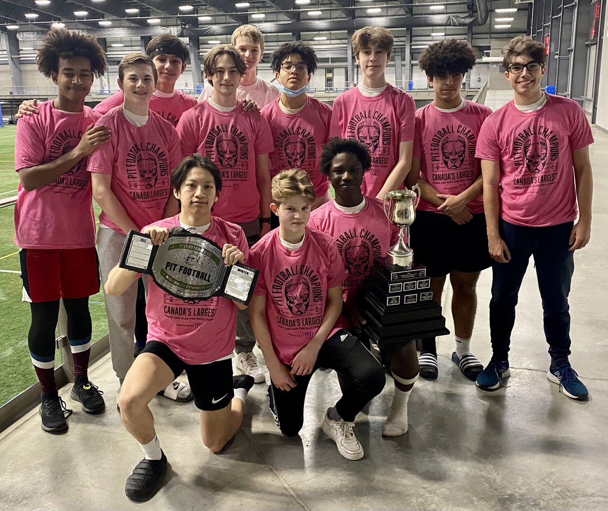 VMCTrojansFball's tweet photo. Congrats to Team White, our youngest team, on their Div 2 Flag Championship in the @PITFOOTBALL League!
Congrats Christian Kim &amp; Karst Gruener on their All-Star Selections!
‘Virtus et Honor’
@icvmcwpg
@PembinaTrails
@The_WHSFL
@fbmanitoba https://t.co/NLZiR0mLMH