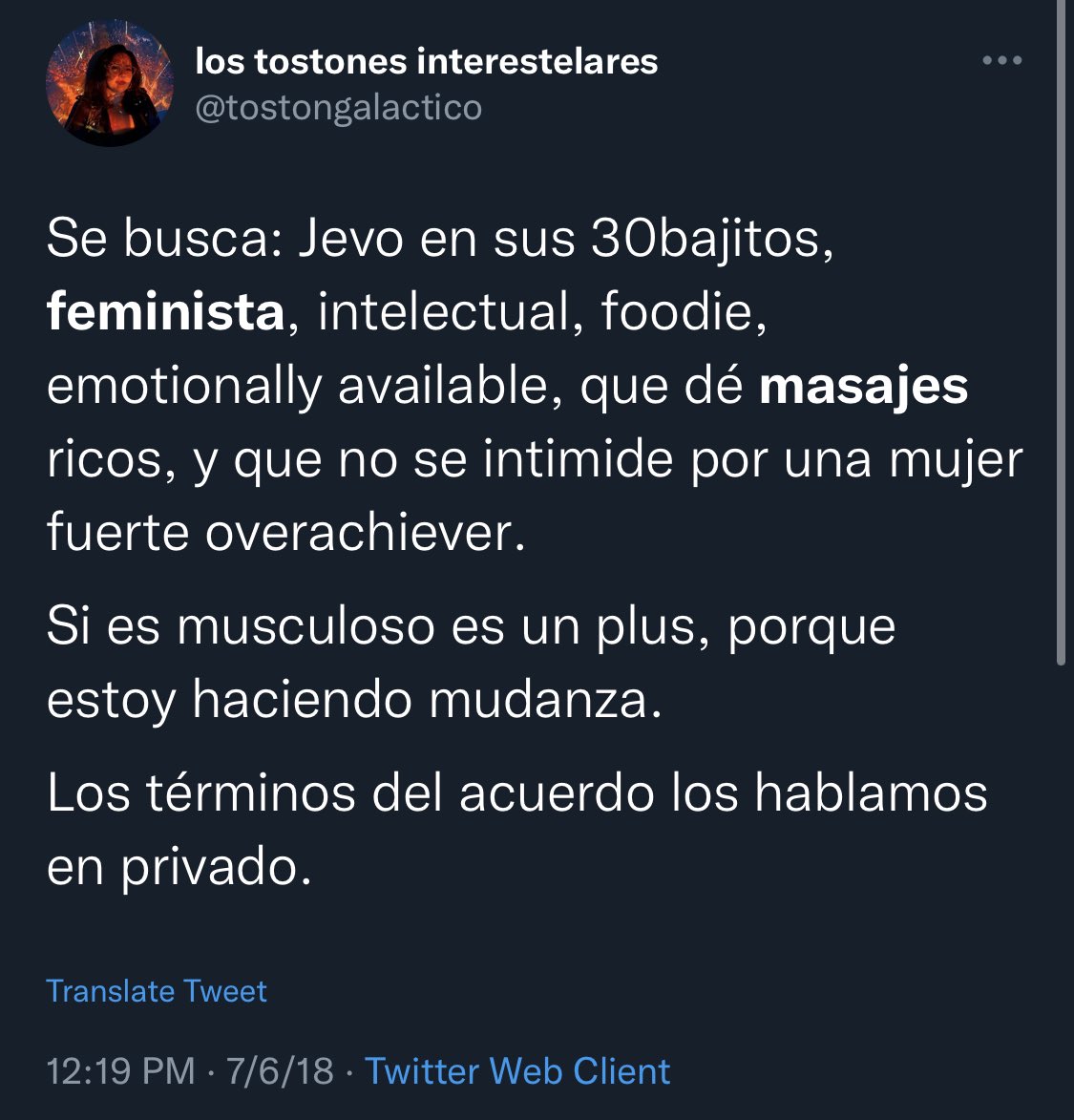 los tostones interestelares tweet media