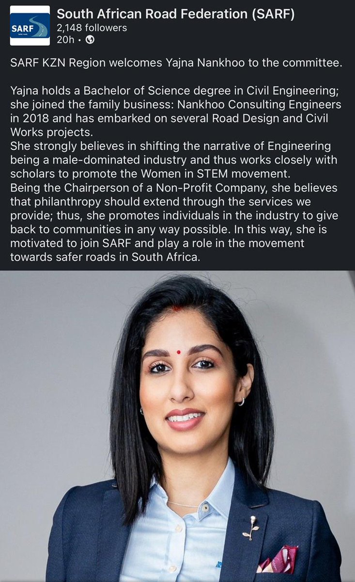 NankhooE's tweet photo. Well done Yajna....#womeninconstruction https://t.co/uTCsER7zso