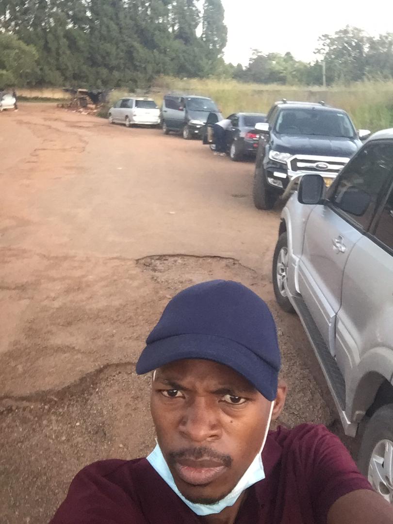 NNehoreka's tweet photo. People already queueing to vote at several polling stations in Harare. What is instructive is to see that behind one of the voters are clear potholes, signs of failure by the opposition councils to do anything to provide services to the ratepayers! Vote ZANU PF to end the scourge https://t.co/7jbZzfZp56