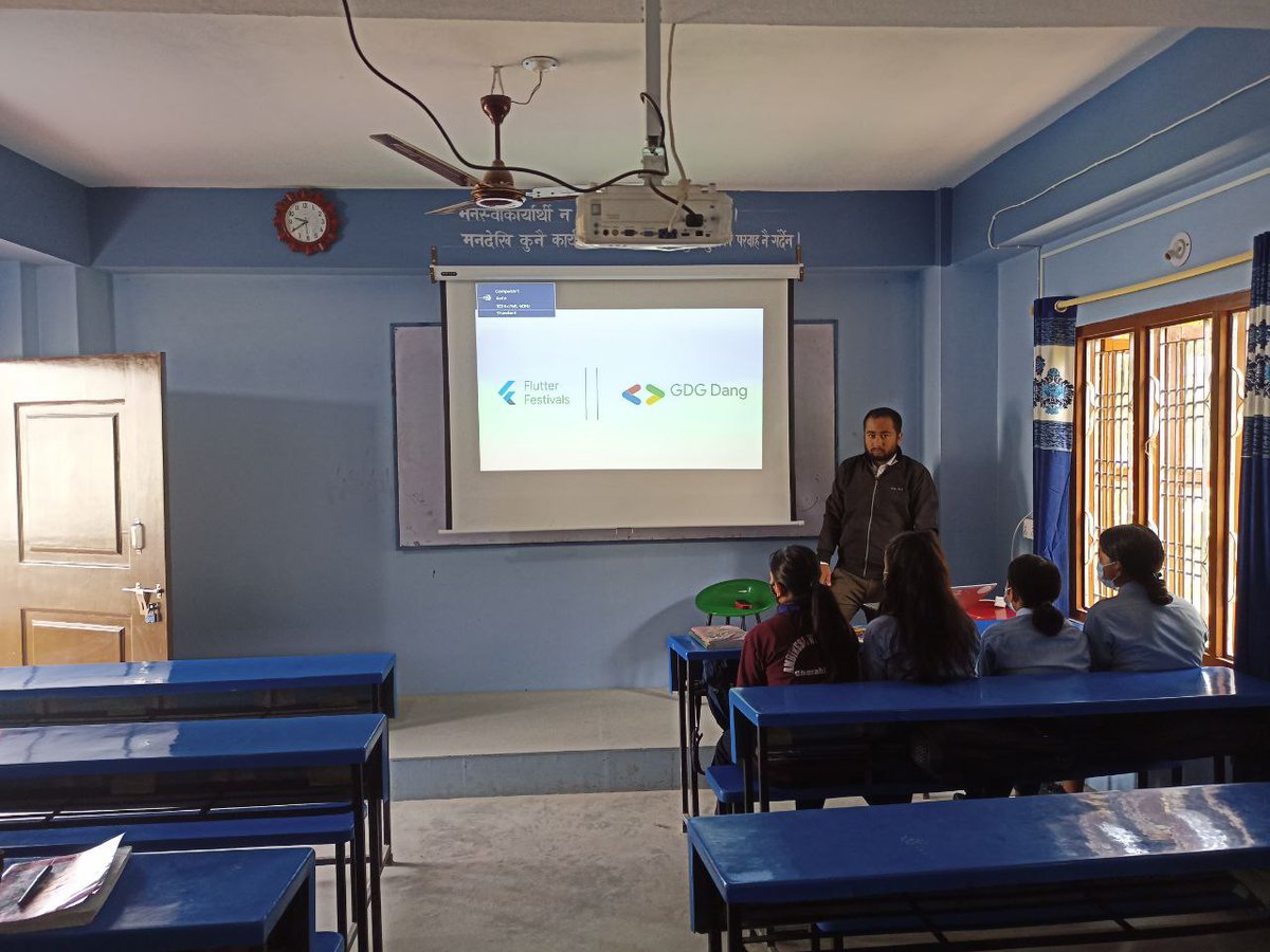 gdgdang's tweet photo. Flutter Festival at Ambikeshwari Multiple Campus, Dang Concluded Successfully 
#gdg #gdgdang #flutterfestival #flutter https://t.co/0AwnlYrhlI