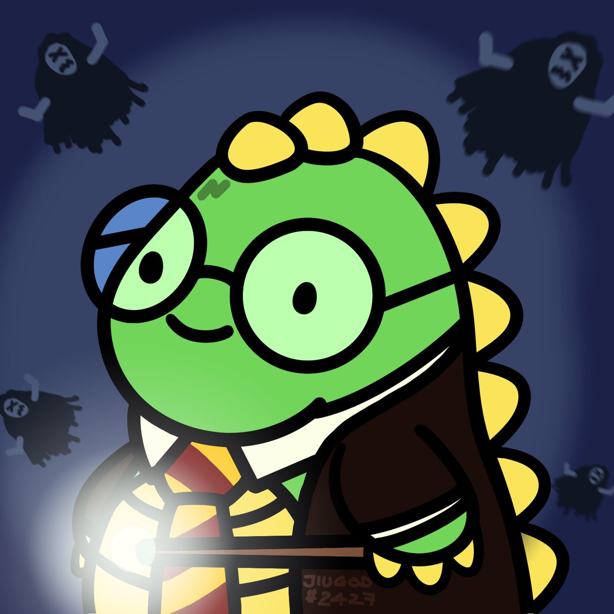 thejiugod's tweet photo. Did someone just casted “Expecto Patronum”? I’m just saying “Expecting Whitelisted” 👀 #CreateACrayzilla @crayzillas #crayzilla Discord: JiuGod#2427 https://t.co/Azj9UaDabx