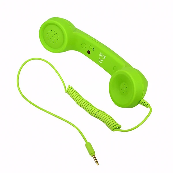 ダイヤル式電話　受話器 ヘッドセット 緑色 DJ ヘッドホン　昭和 FOwHqtYVEAEdLfq?format=webp&