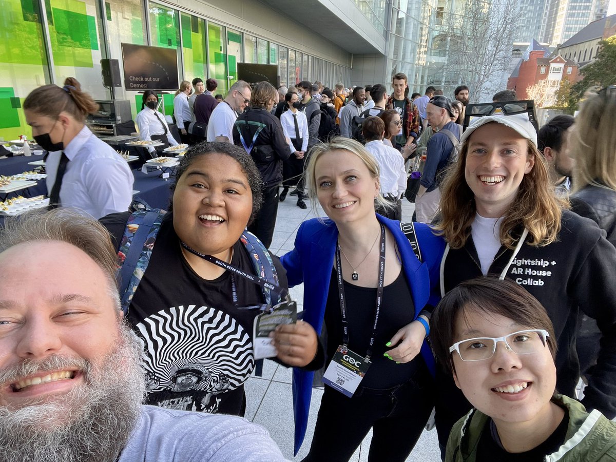 GDC was fun!! Good catching up with old friends and meeting more realitybenders passionate about taking gaming into AR, the metaverse, and beyond. Super inspired rn ✨

Next time I'm definitely bringing a backup battery for the Spectacles! :P