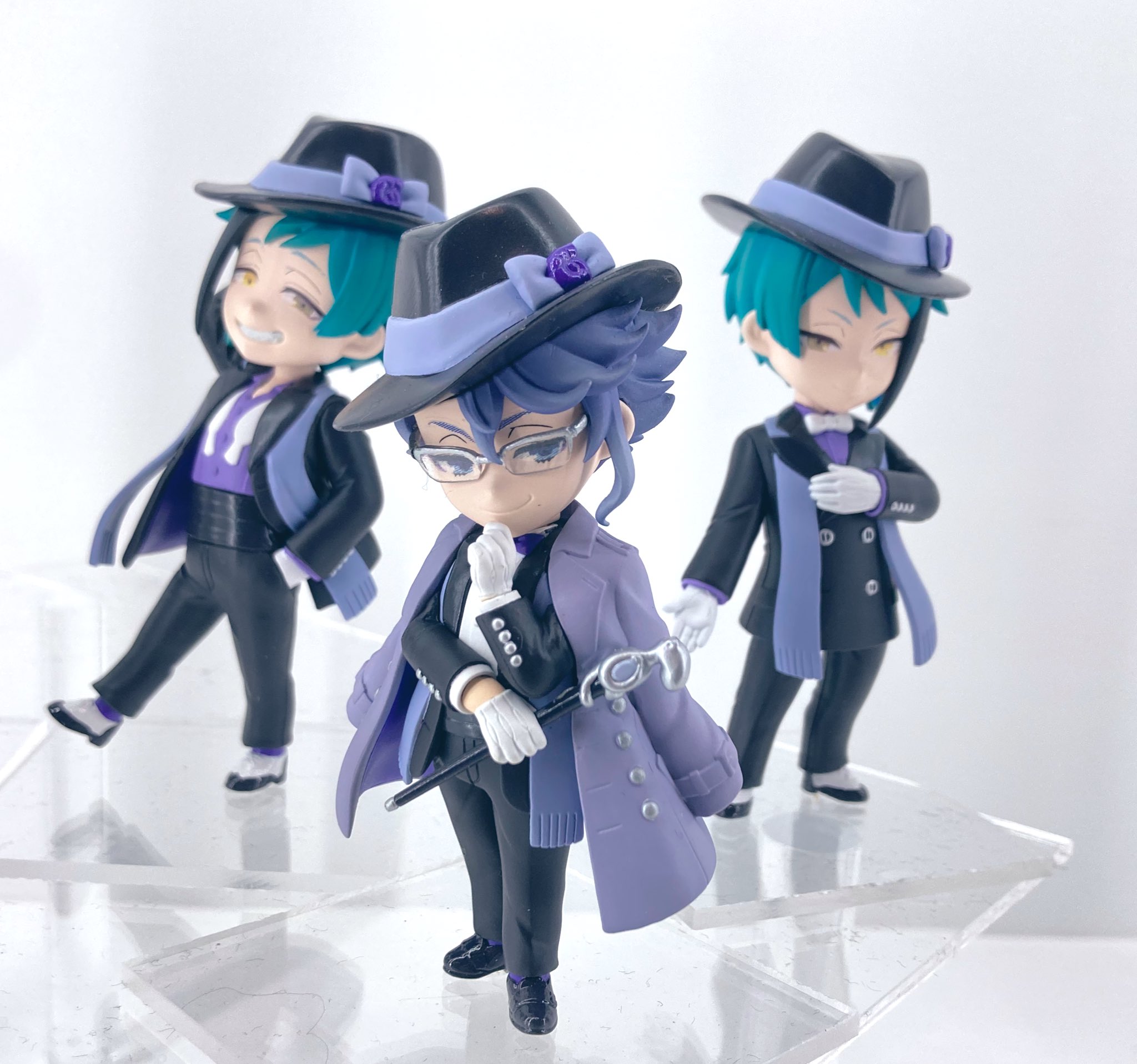 ツイステ デフォルメフィギュア2 アズール ジェイド フロイド