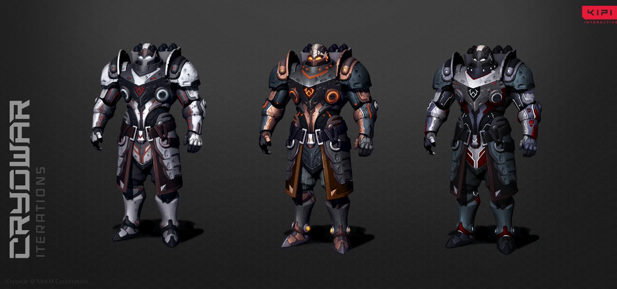 Our #Cryowar long-range Tank Heavy's is more than famous already 🤩

Here are some of his #CryowarIterations skins and his powerful attacks 👀

PIERCING BEAM💥
TESTUDO🐢
PROTECTIVE ARTILERRY🛡

#NFT #PlayToEarn #ConceptArt