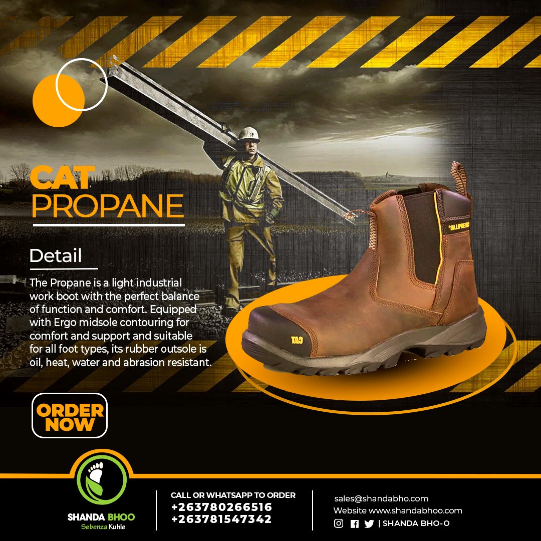 sebenxa's tweet photo. "Behold The Propane is a light industrial work boot with the perfect balance of function and comfort. Equipped with Ergo midsole contouring for comfort and support and suitable for all foot types, its rubber outsole is oil, heat, water and abrasion resistant.
@MemoMakanika https://t.co/mI5ngdJxl7