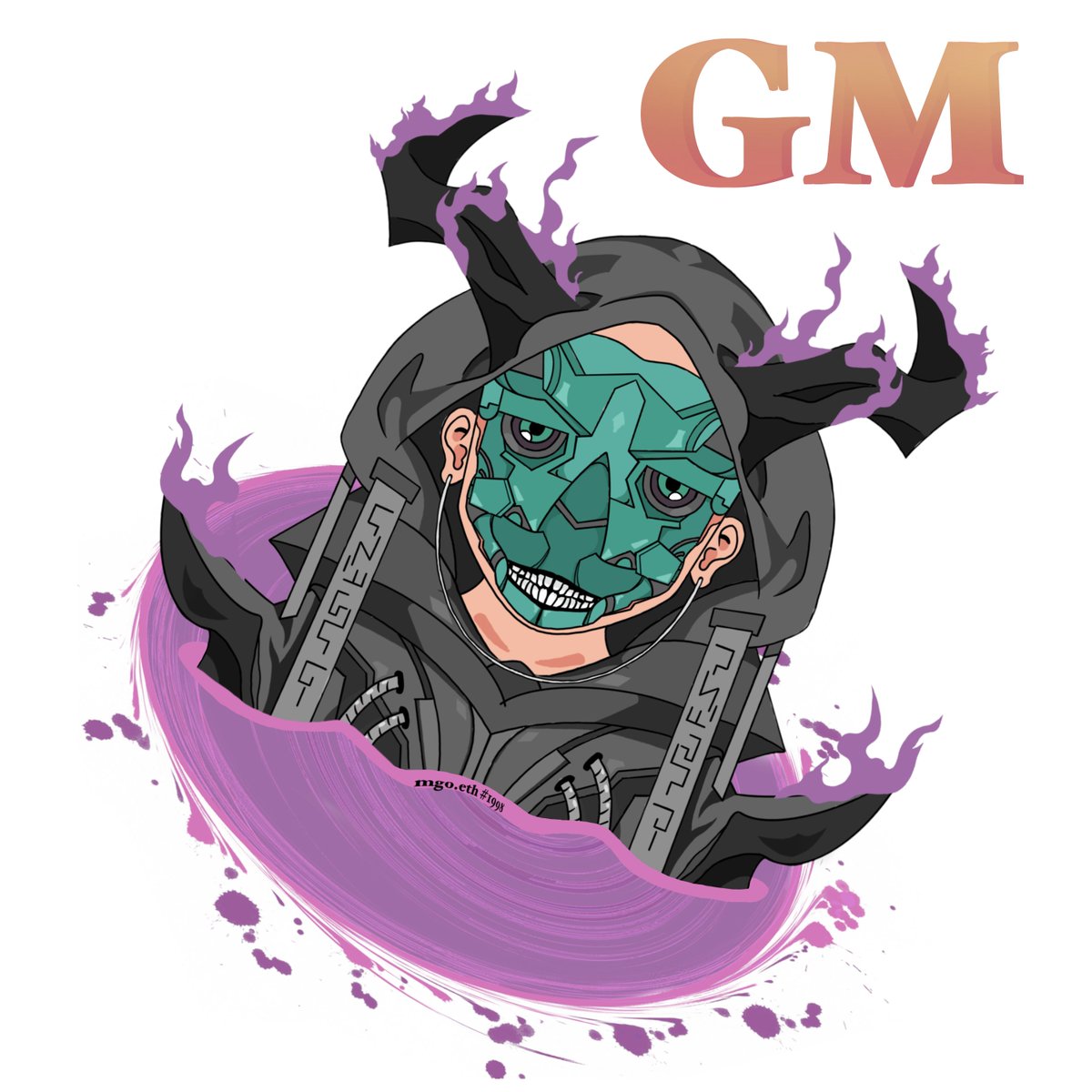 mgo_eth's tweet photo. GM @CODEHYPERIUM, heard someone said stickers? Here's my first run on making one... How'd I do?! #CODEHYPERIUM https://t.co/qXTu1cp9vS