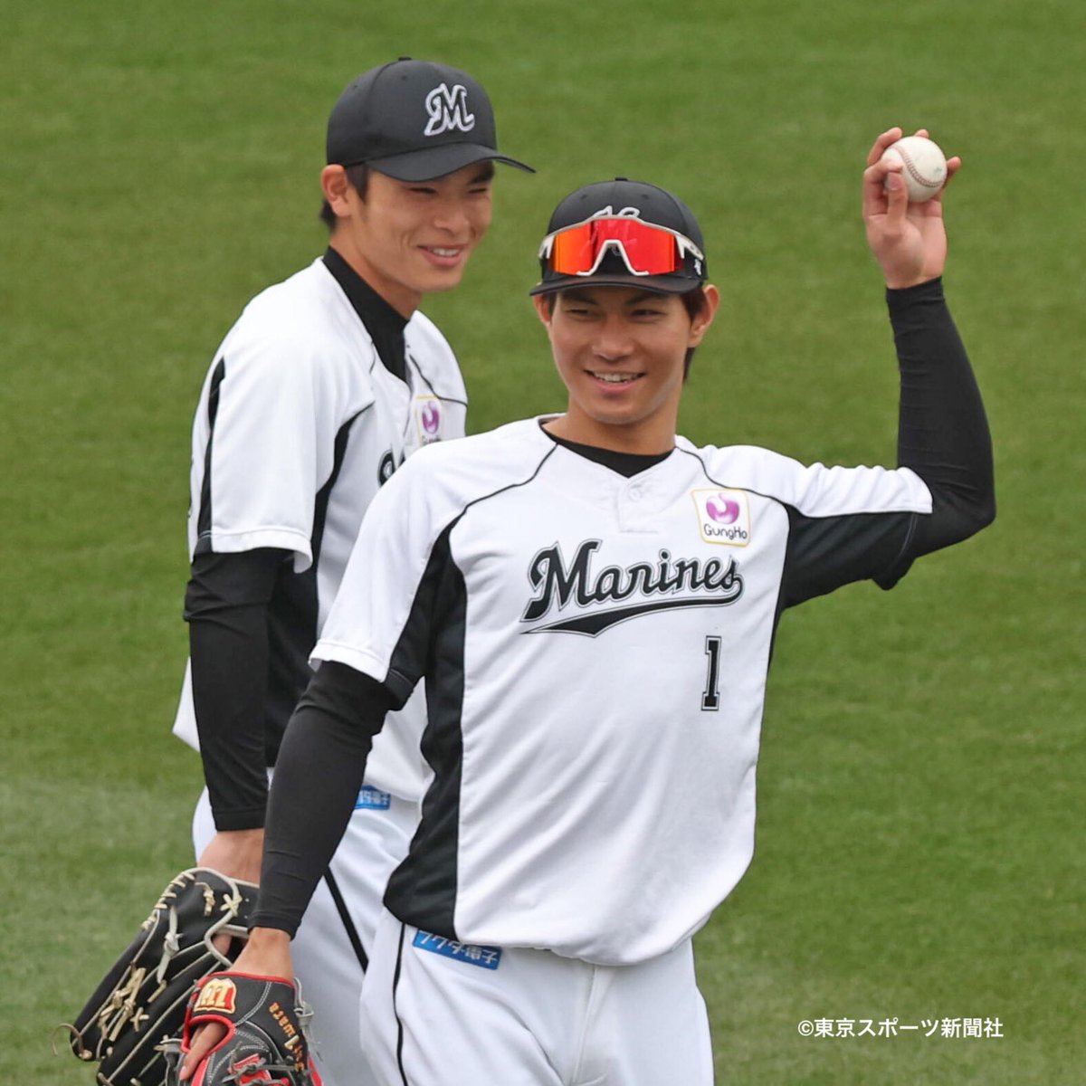 千葉ロッテマリーンズ - 千葉ロッテマリーンズ 藤原恭大、佐々木朗希、和田康士朗 ボブルヘッド 千葉ロッテマリーンズ 和田 康士朗＆藤原 恭大 FAN MEETING 12月