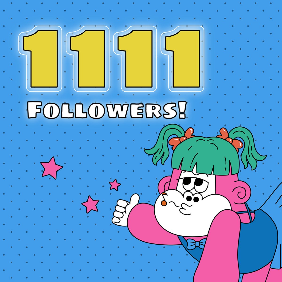 So happy to announce that
✨The TKK fam made it to 1111✨
We will announce some exciting news the following week, make sure to turn on notification☺️
#NFT  #NFTCommunity