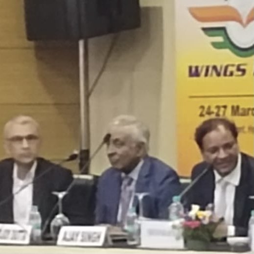 IndiGo6E's tweet photo. Privileged and proud to partner with @WingsIndia2022 , India's largest civil aviation event. Also, humbled to receive the award for the category “COVID Champions” from the Honourable Minister of Civil Aviation @JM_Scindia ji. Thank you for your love and support. #WingsIndia2022 https://t.co/oc8boYRqbF