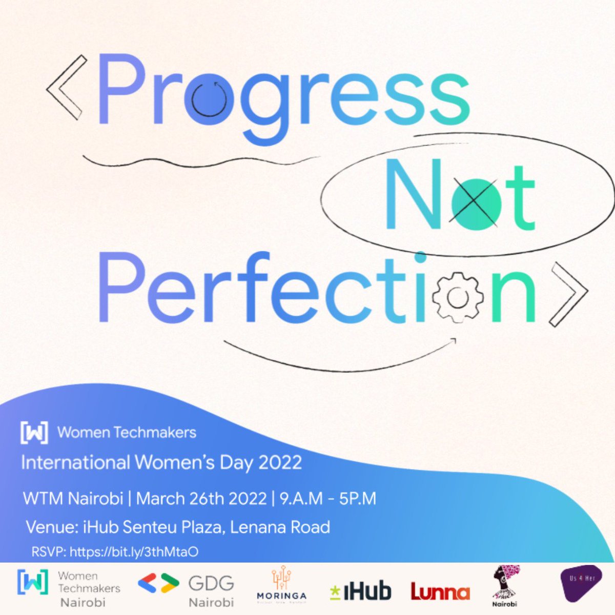 grctutu's tweet photo. It's happening today @iHub @WomenTechmakers 
#ProgressNotPerfection
#IWD2022
#IWDNairobi2022
#Womentechmakers
#Google https://t.co/D5gNdeMtPy