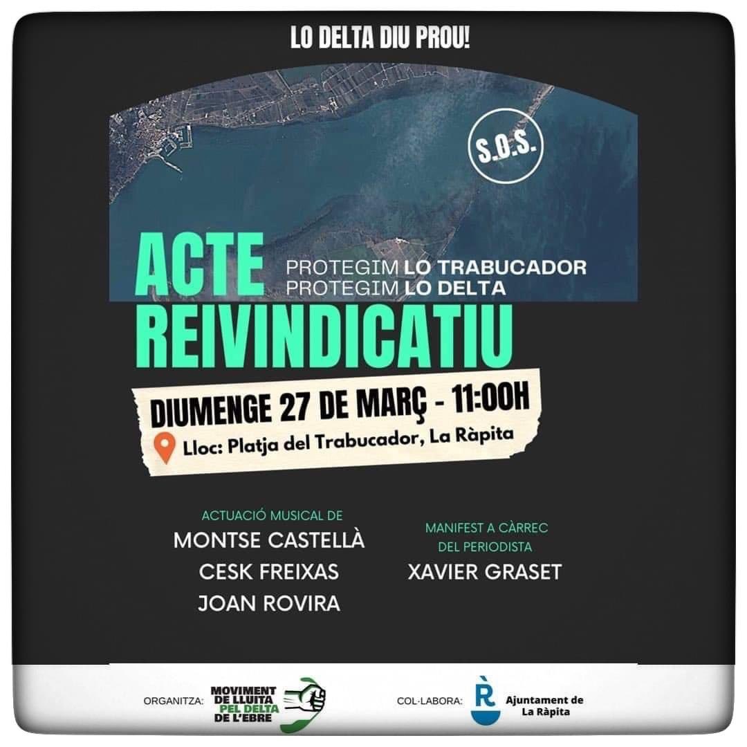 Prou! La unitat d'un poble, és la força que el Delta de l'Ebre necessita! 😘♥️💪🏻