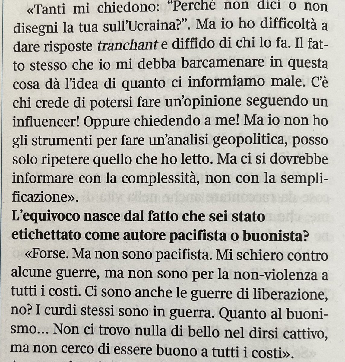 mariannaaprile's tweet photo. Esattamente così. 
@zerocalcare su @7Corriere https://t.co/p0R6dumC38