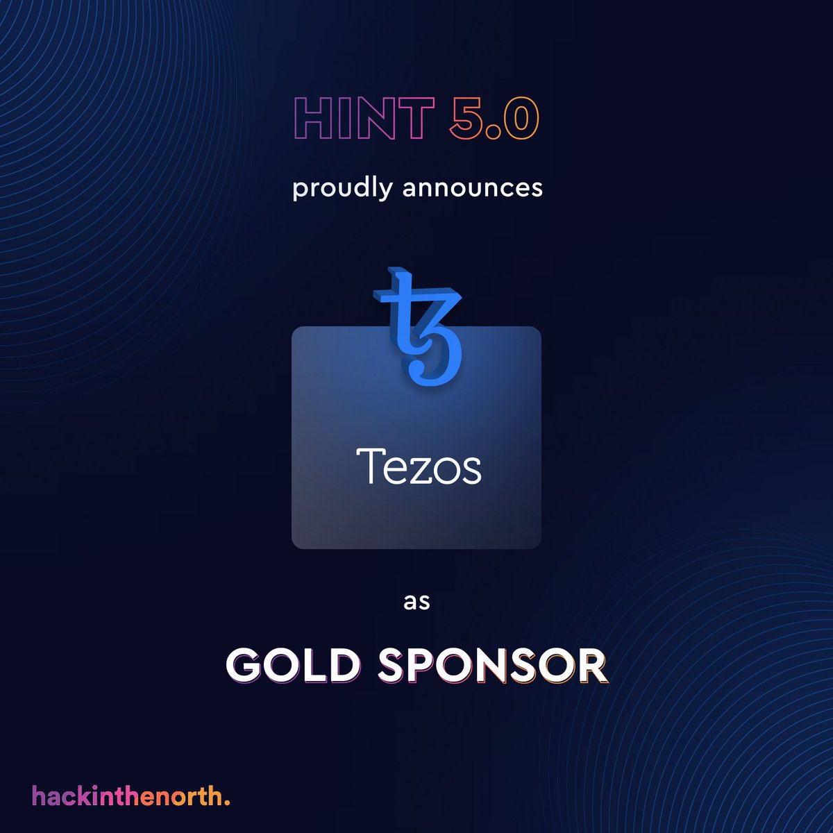 hintIIITA's tweet photo. Hola hackers!
With HINT5 just around the corner, we are proud to announce @tezos as one of our gold sponsors.
@tezos is a decentralized open-source blockchain that can execute peer-to-peer #transactions and serve as a platform for deploying #SmartContracts. https://t.co/KQWOFzsWrq