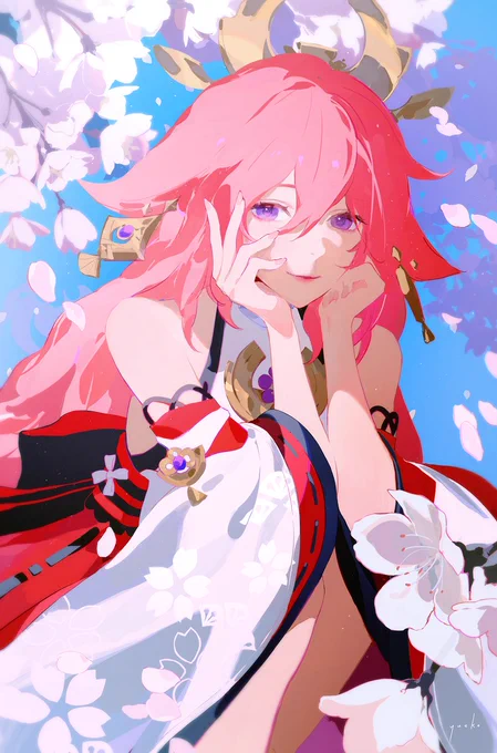 yae miko #genshinimpact 