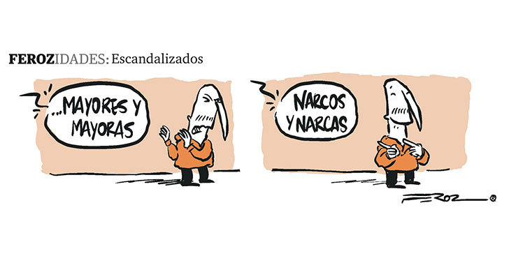 croniquindio's tweet photo. #Ferozidades 🤷🏼‍♂️ | 'Escandalizados' una caricatura de @ferozfer para este #Sábado #CaricaturaDelDía #Escandalizados #FranciaMárquez #Mayores #Mayoras #FórmulaVicepresidencial https://t.co/IAc9kJ8IXy