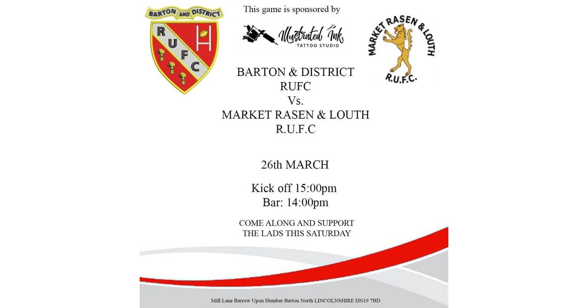 Barton play Market Rasen in a double header
pitchero.com/clubs/bartondi…