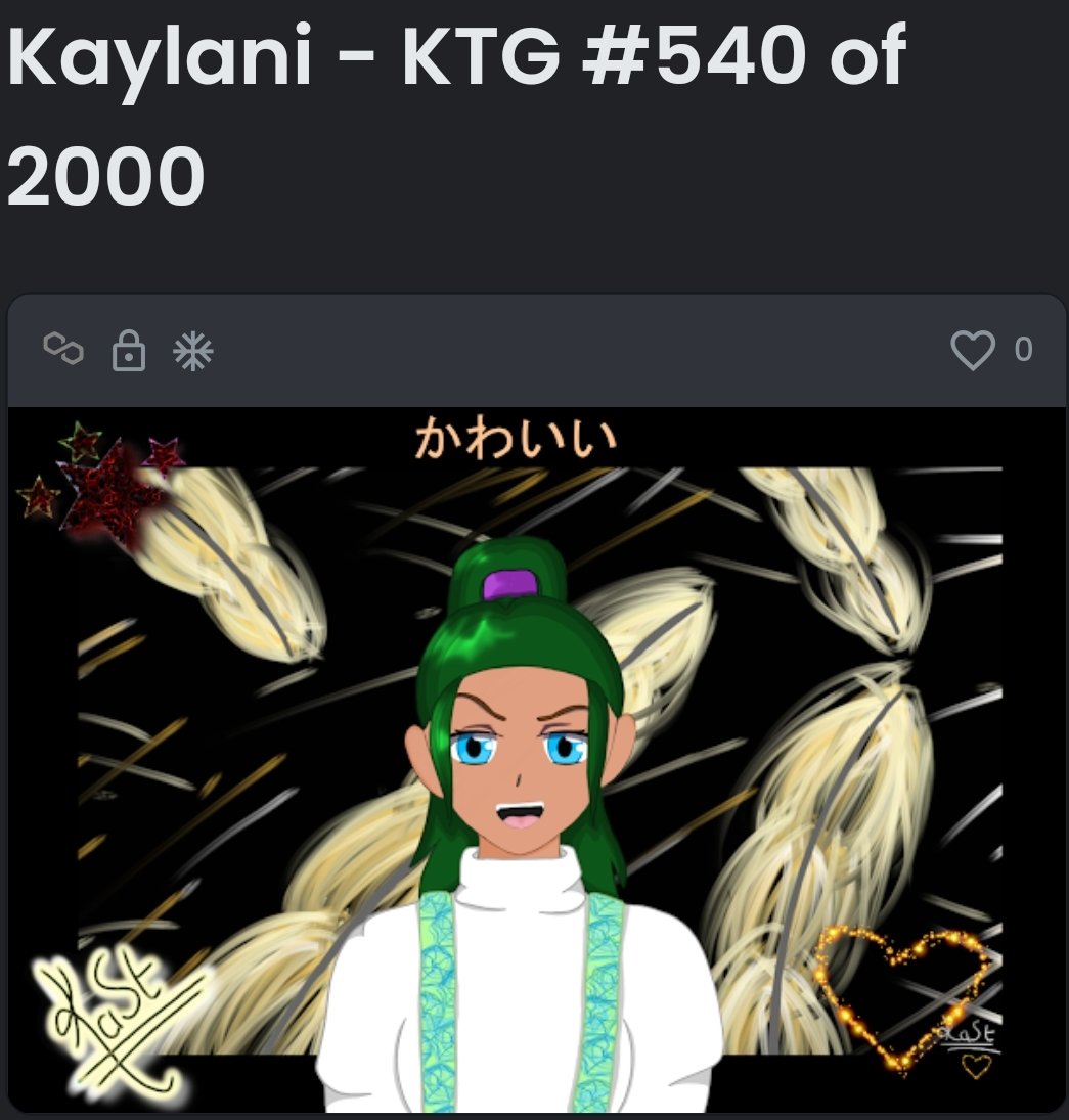 #Kawaiiteenager quote of the day, by a teenager for the teenager in you. 

'I love going to places that makes me realize how tiny my problems are.' ~ Kaylani

❤️💬🔁♻️

#NFT #NFTCommunity #PolygonNFT #NFTArtist #quotesoftheday #nftcollectors

opensea.io/collection/kaw…