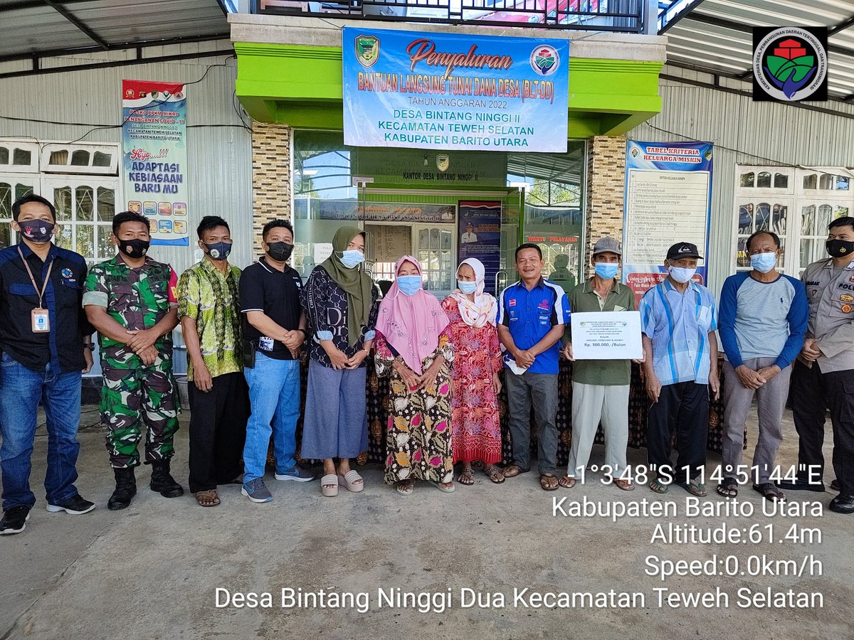 Salur BLTDD Januari s/d Maret 2022 Desa Buntok Baru,Desa Bukit Sawit,Desa Bintang Ninggi Dua Kec. Teweh Selatan Kab Barito Utara Kalimantan Tengah
<a href="/jokowi/">Joko Widodo</a> <a href="/halimiskandarnu/">ABDUL HALIM ISKANDAR</a>
@kemendespdtt <a href="/taufikmadjid71/">IG : taufik.madjid</a> @fachrilabalado <a href="/tppkemendes/">TPP KEMENDES</a> @bpsdmkemendes <a href="/P3MDKalteng/">P3MD PROV KALTENG</a> <a href="/P3mdBaritoUtara/">P3MD Barut Kalteng</a>