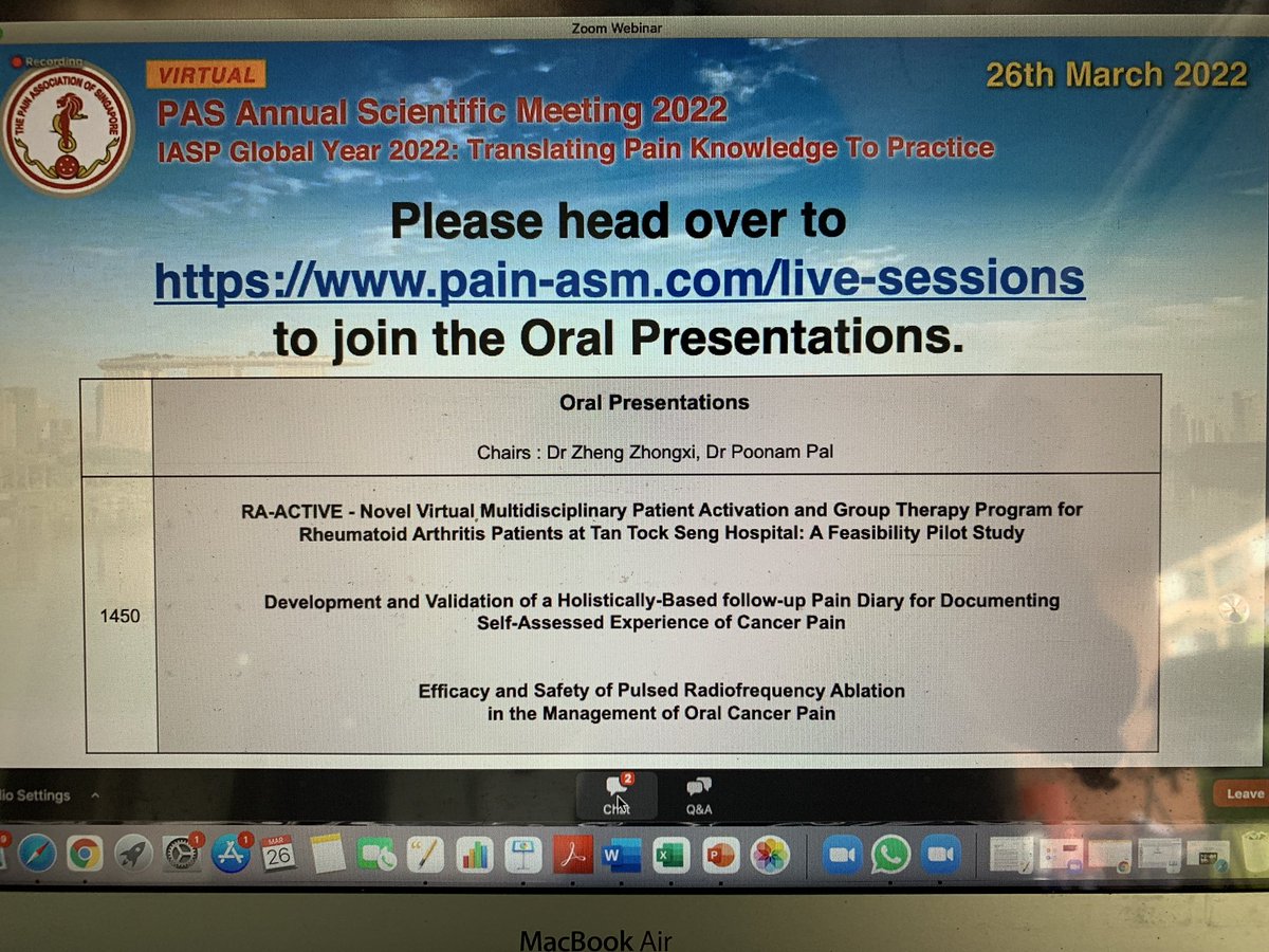 PASpainsg's tweet photo. Time for Oral presentations from Singapore, Sri Lanka and India . #PASASM2022 exciting prizes for the winner. https://t.co/JSQhbeg3hP