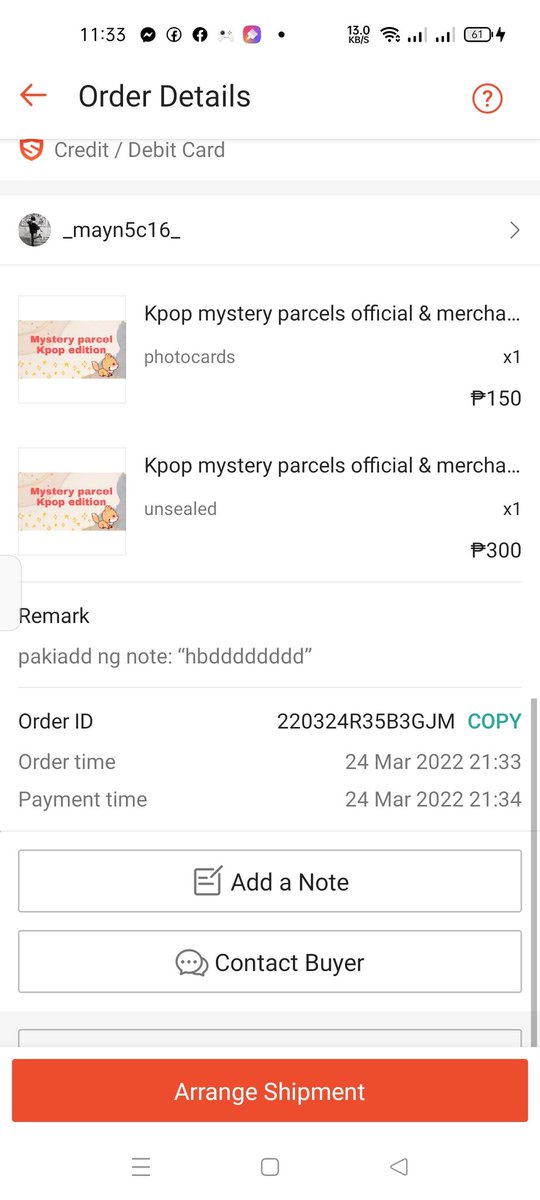 Mks_ShopPH's tweet photo. Mystery Parcel❗
order details: unsealed and PC
for her/his friend na nag bday🥳 Thank you sm for ordering kinuha na pala ni kuya j&t kanina🤎
#Mksproof https://t.co/vMQD3FVy7q