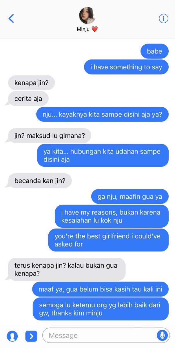 fluffyjoyul's tweet photo. [ jinjoo one tweet au ]
— Falling Out Of Love

tw // sort of angst https://t.co/IRzAmvYD83