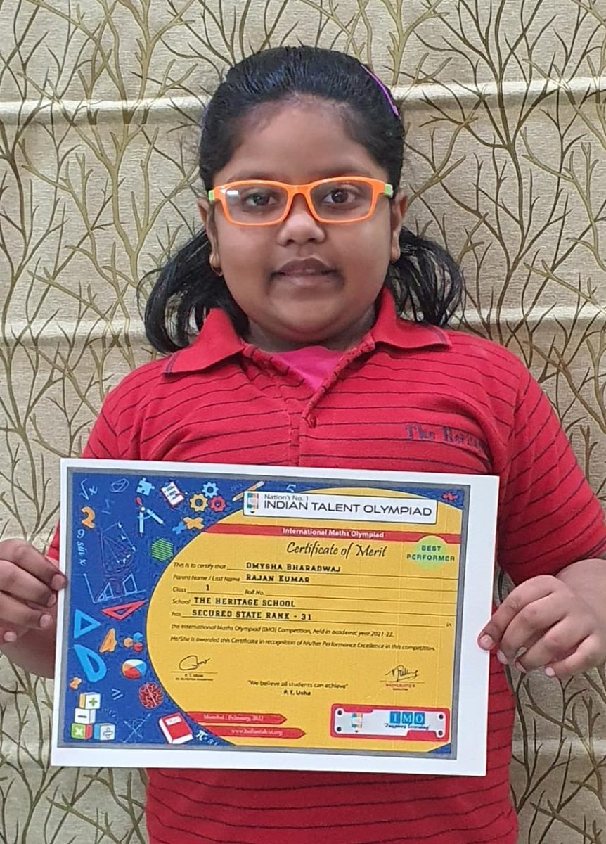 heritageschoolI's tweet photo. These students of Class 1 from THS made their school proud as they were awarded certificates for various achievements.
#certificate #competition #proudmoment #bestschoolinKolkata #theheritageschool #internationalschoolsinkolkata #bestinternationalschoolinkolkata https://t.co/VVKlMEkRva
