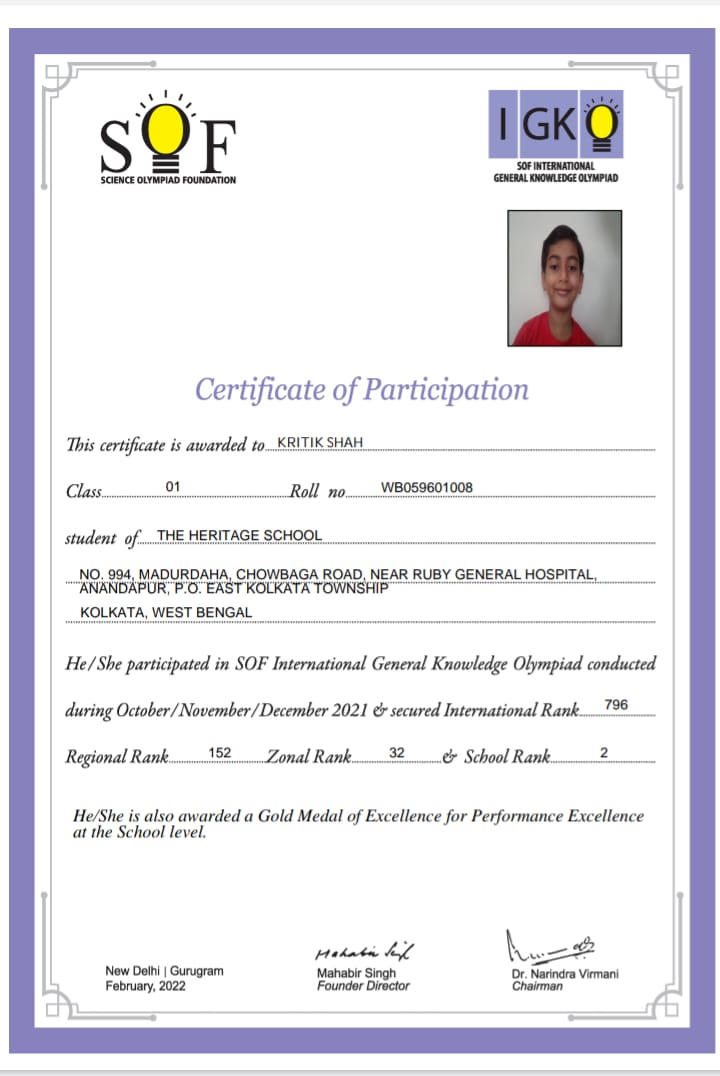 heritageschoolI's tweet photo. These students of Class 1 from THS made their school proud as they were awarded certificates for various achievements.
#certificate #competition #proudmoment #bestschoolinKolkata #theheritageschool #internationalschoolsinkolkata #bestinternationalschoolinkolkata https://t.co/VVKlMEkRva
