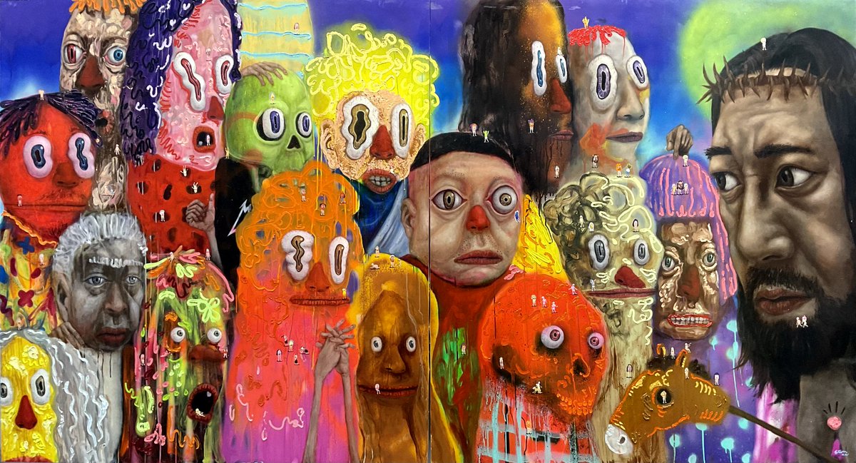 bjorncalleja's tweet photo. Son of a God
Oil, acrylic and aerosol on canvas
271.5cm x 148cm
2021

UNKNOWN UNKNOWNS
BPI Presents
ArtFairPH/Projects 2022
Ayala Triangle Gardens
March 23 to April, 2022

Tickets are available at
https://t.co/OKN7Gb7CPz
@artfairph https://t.co/8xga5gK4RU