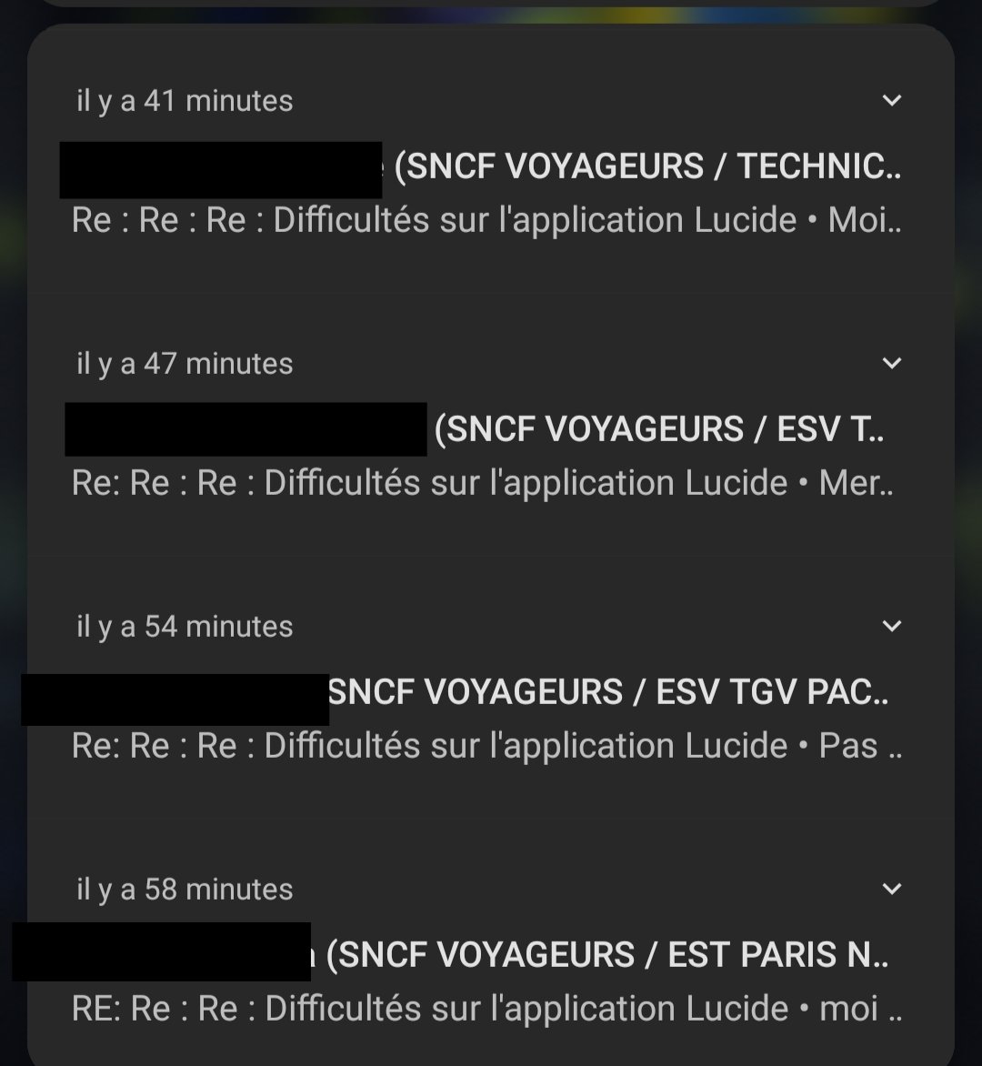 🌍 [Geste eco-responsable] 🌍
Éviter de répondre aux mails groupés avec "répondre à tous".(LD +2000 membres) 

A la SNCF c'est des Kilos de co2 que l'on crame bêtement. Surtout pour dire "veuillez me retirer de la liste".