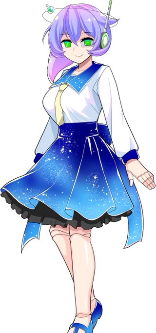 九州そらの立ち絵に反転用パーツと制服差分を追加しました 