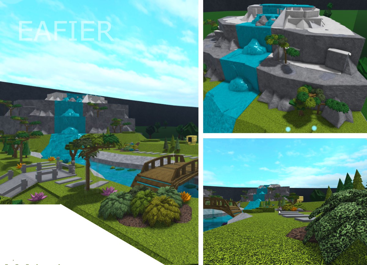 fIowdie's tweet photo. @AshleyTheUni This is my submission! 
I hope you like it.🍀

I don't really know what I tried to build? I guess it is some sort of park.🌲

It costs about 389k and the plot data is 18.6% https://t.co/Q5xBLMkf81