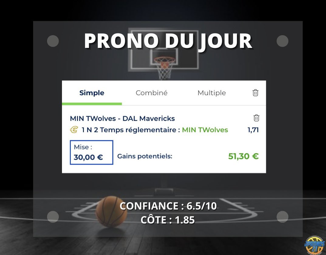 JPronos23's tweet photo. BILAN DE LA NUIT 🤩🤩🤩 

👉🏼Hawks / Warriors +221.5, 1.80 ✅
👉🏼Timberwolves, 1.71 ✅

Le PERFECT qui régale de bon matin en #NBA75, série de 4/4 en cours 🤩
Merci à tous de votre force, WE ARE BACK ! https://t.co/KQkQuisqbz