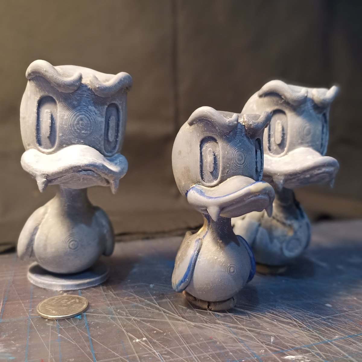 Note_Jarunnop's tweet photo. Size ....... 8cm. or 10 cm. ??? #3Dprinting #3dmodeling #nft #duckulaclub #figures https://t.co/8QIKtxkN94