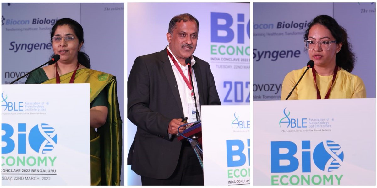 BioEconomy India Conclave 2022: 'Bioclusters session': Updates on significant initiatives with funding & infrastructure support to nurture biotech entrepreneurship in Karnataka, Odisha & Basel Area (Switzerland) Smt Meena Nagaraj MD KITS @MrutyunjaySuar Krishna Bhatia @BaselArea