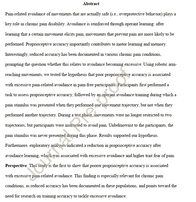 PhysioMeScience's tweet photo. Know your movements: poorer proprioceptive accuracy is associated with overprotective avoidance behavior

👀👀👇👇

https://t.co/kvUA3RNRs8 https://t.co/gQr833Cchz