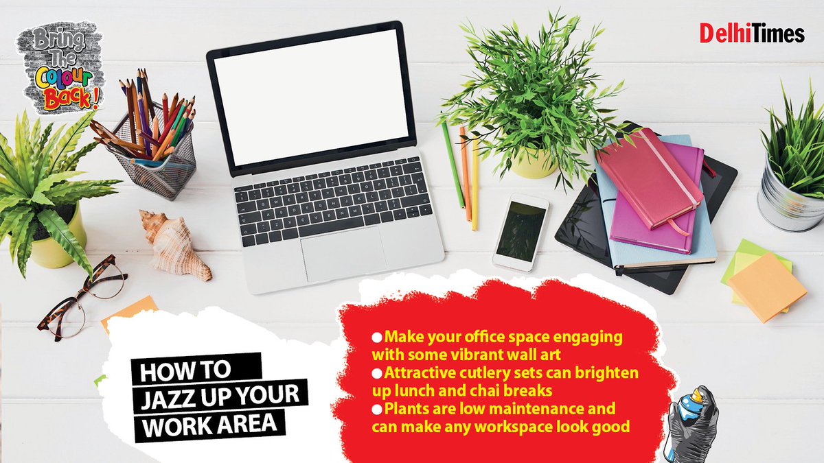 DelhiTimesTweet's tweet photo. #BringTheColourBack: From revamping their #workwear to jazzing up their desks – employees are excited to head back to office and bring some #colour back to their workspaces after two years of #WFH:
https://t.co/QeqBBRoR1G
#Office #BackToOffice #Fashion #StyleUp #SaturdayStyle https://t.co/HaRdrxk8rb