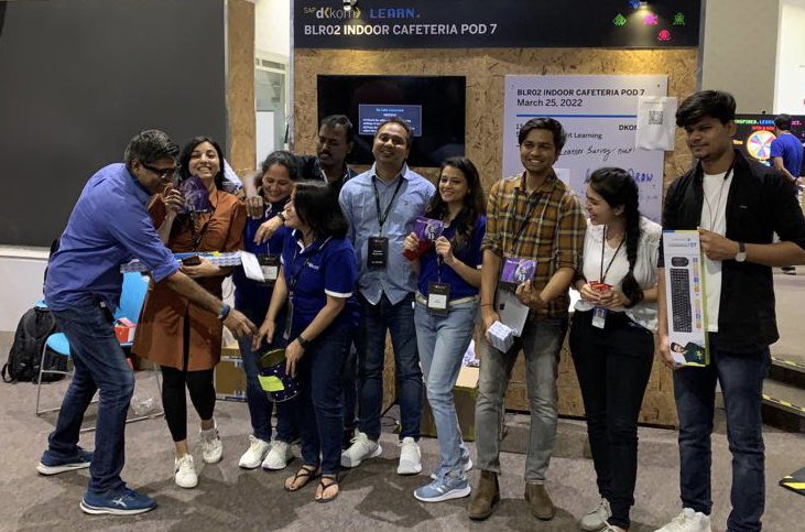 And its a wrap!

Five days of fun-filled learning experience with amazing colleagues after two years. Thanks to everyone for making it the best!
#dkom