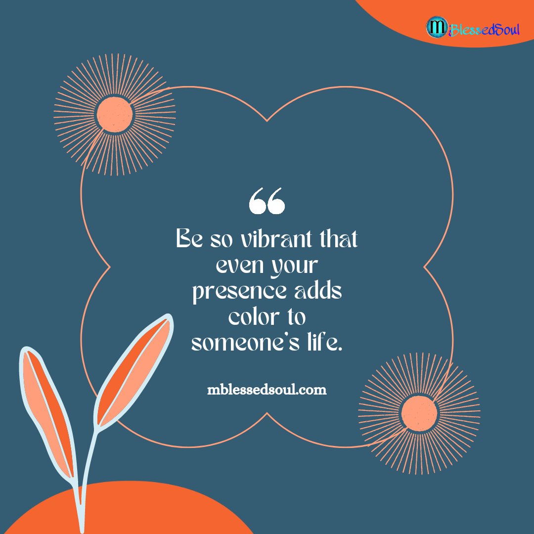 palakpancholi5's tweet photo. Be so vibrant that even your presence adds color to someone's life.
.
.
#vibrant #bevibrant #yourpresence #addcolors #sharehappiness #makepeoplehappy #givehappiness https://t.co/3u08KM0Jzq