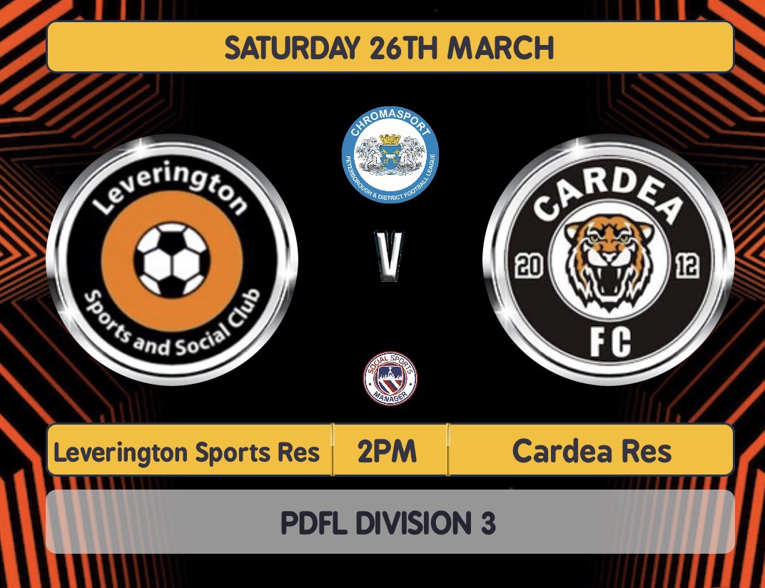 LeveringtonRes1's tweet photo. ⚽️⚽️Game Day⚽️⚽️

This week come down grab a 🍺🍺🍺and watch the orange army. 

Bar opens and 12 and the weather is looking great. https://t.co/NAAxGlJCAL
