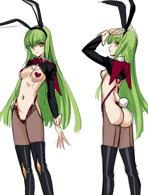 逆バニーCCアイディア案
個人的嗜好としてバニーはタイツ履かせたいっていうのとおしりを丸出しにしたかったのでこういう感じに 