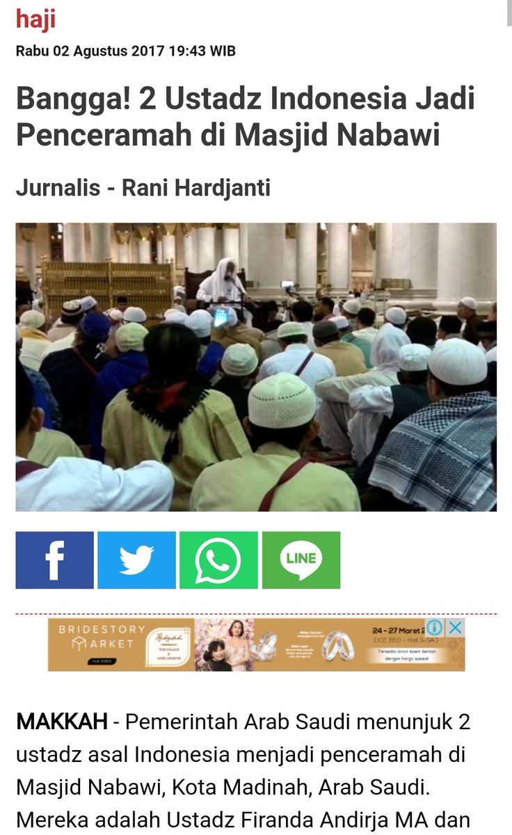 fotodakwah's tweet photo. Ustad Firanda, di Saudi dibanggakan, disini dibilang radikal. https://t.co/wgnAC65kZO