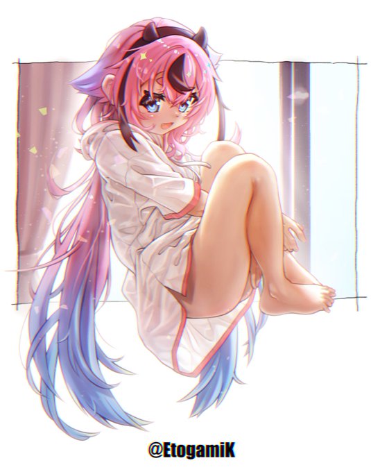 #鳴花ヒメ 朝チュンだぼパーカー 